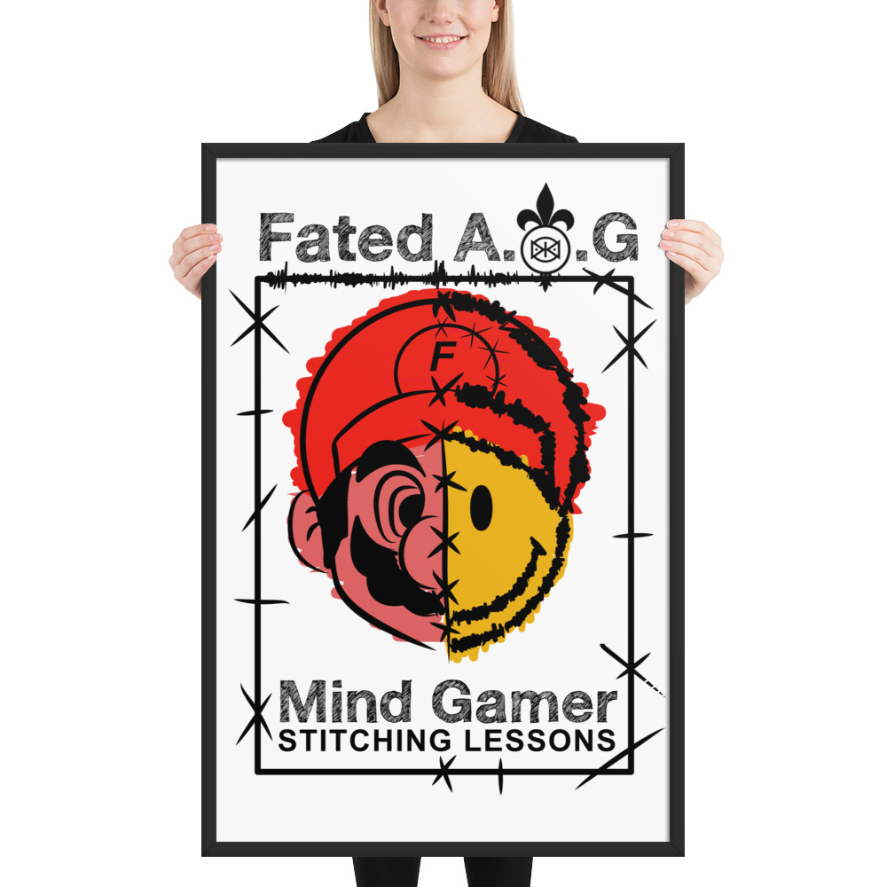 Mind Gammer I Framed photo paper poster